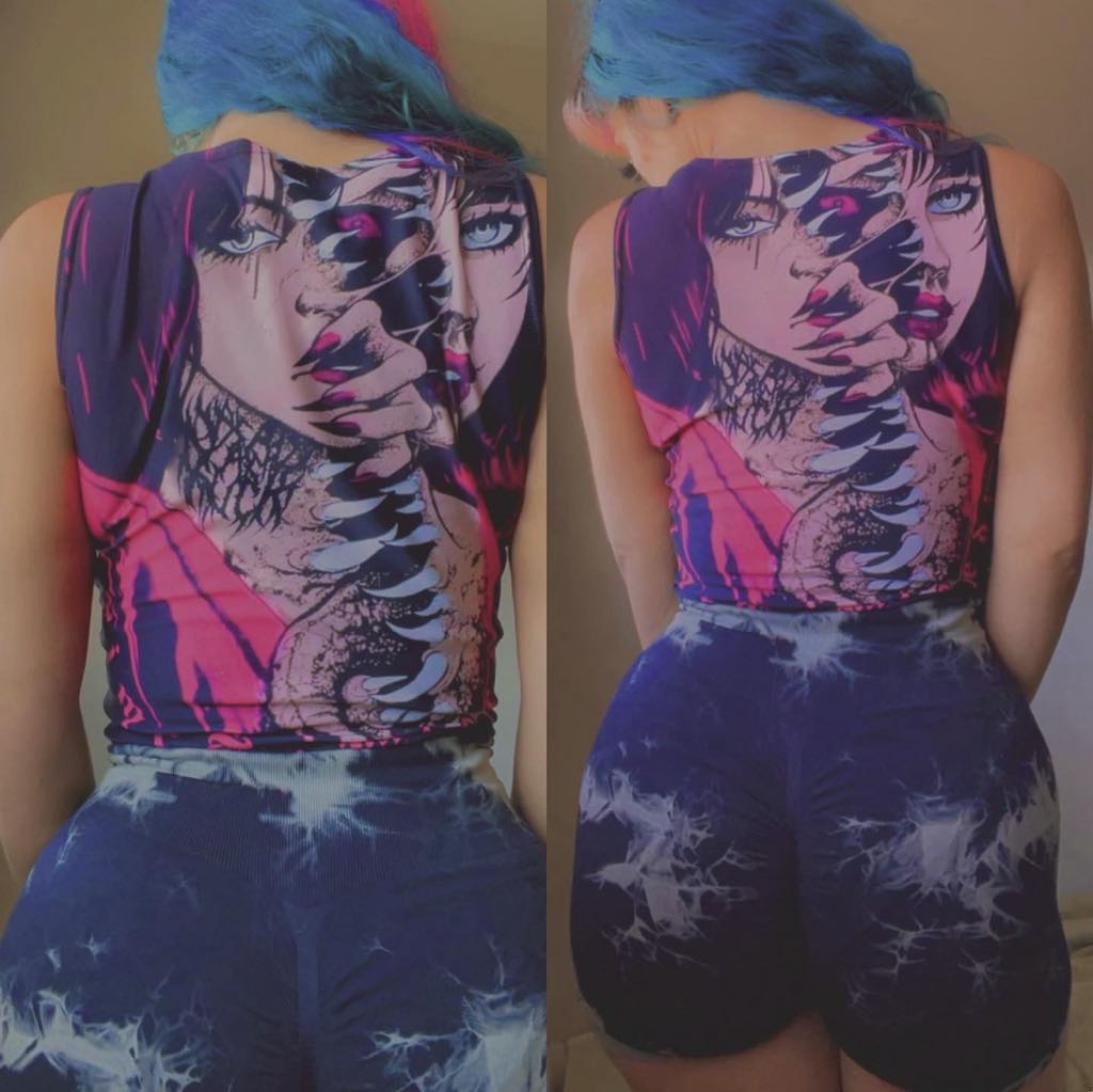 StaySpooky Pink Crop Top