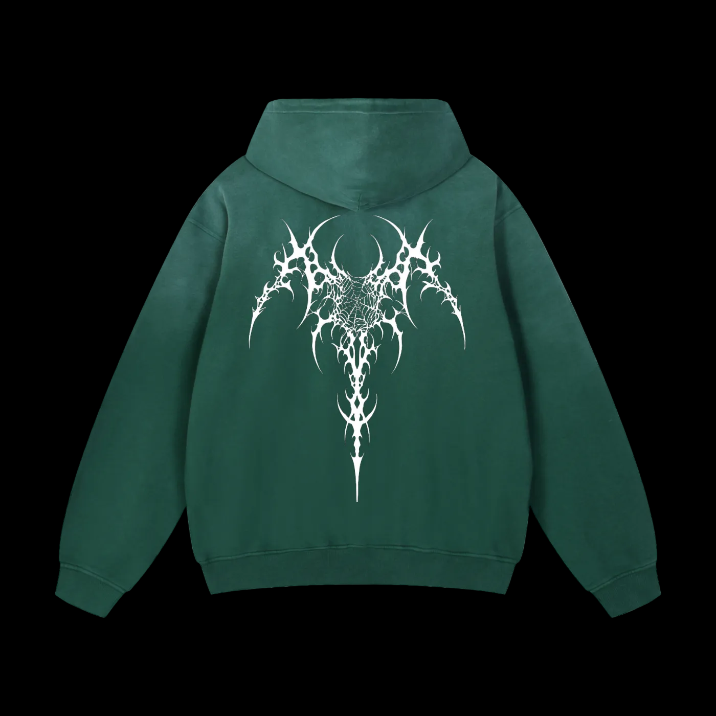 NTTB Bat Web Heavyweight Sunfade Oversized Hoodie