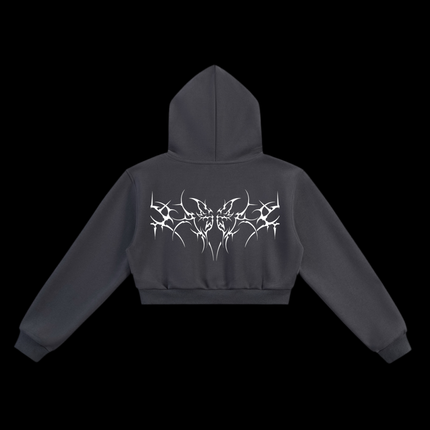 NTTB Butterfly Cropped Hoodie