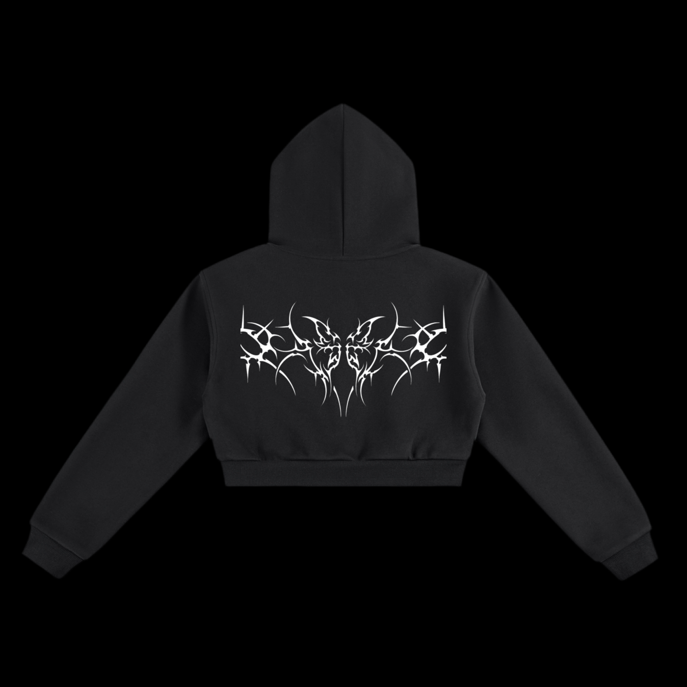 NTTB Butterfly Cropped Hoodie