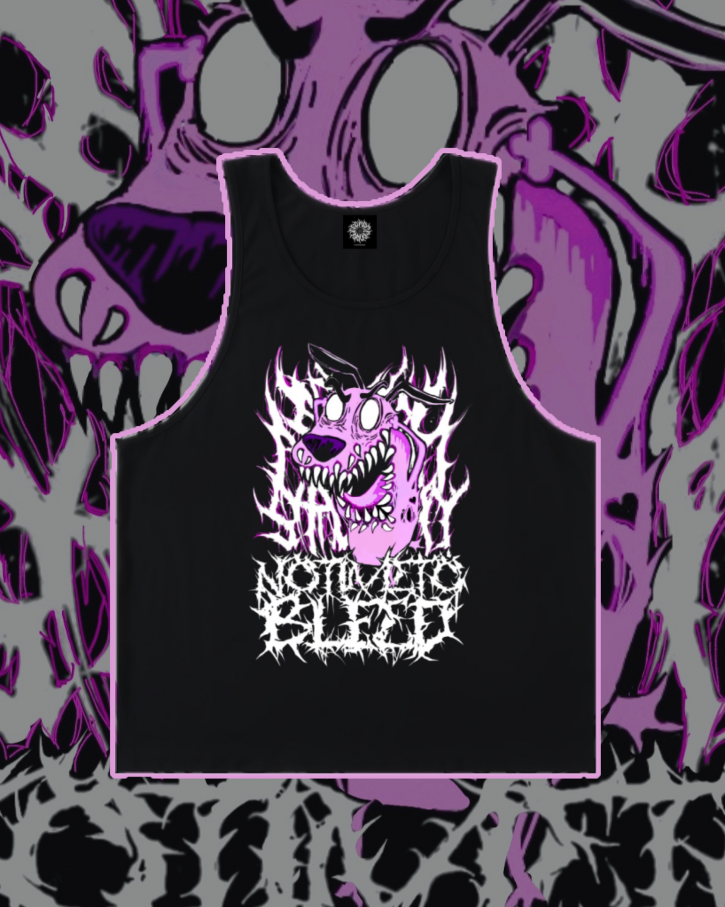 Courage the Brootally Dog Loose Tank Top