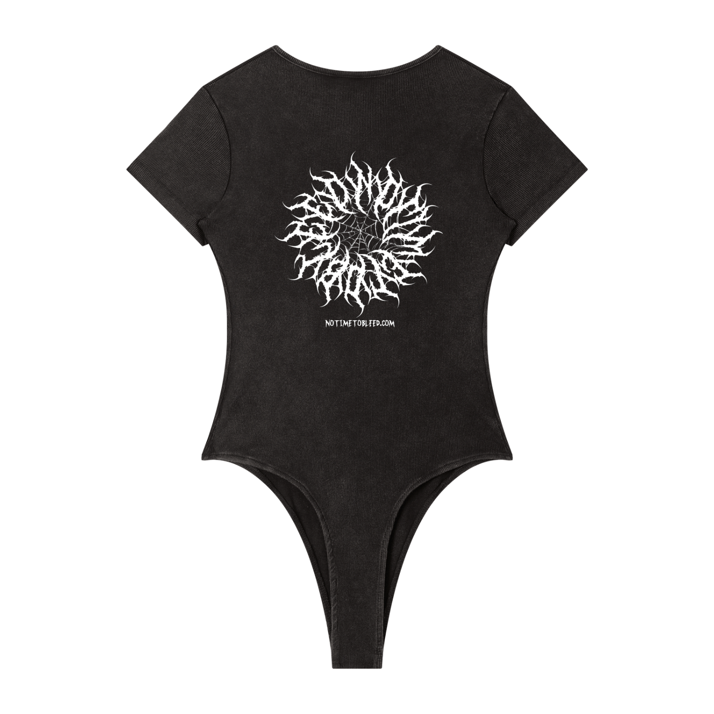 Spider Moon Women's Mineral Wash Crewneck Bodysuit