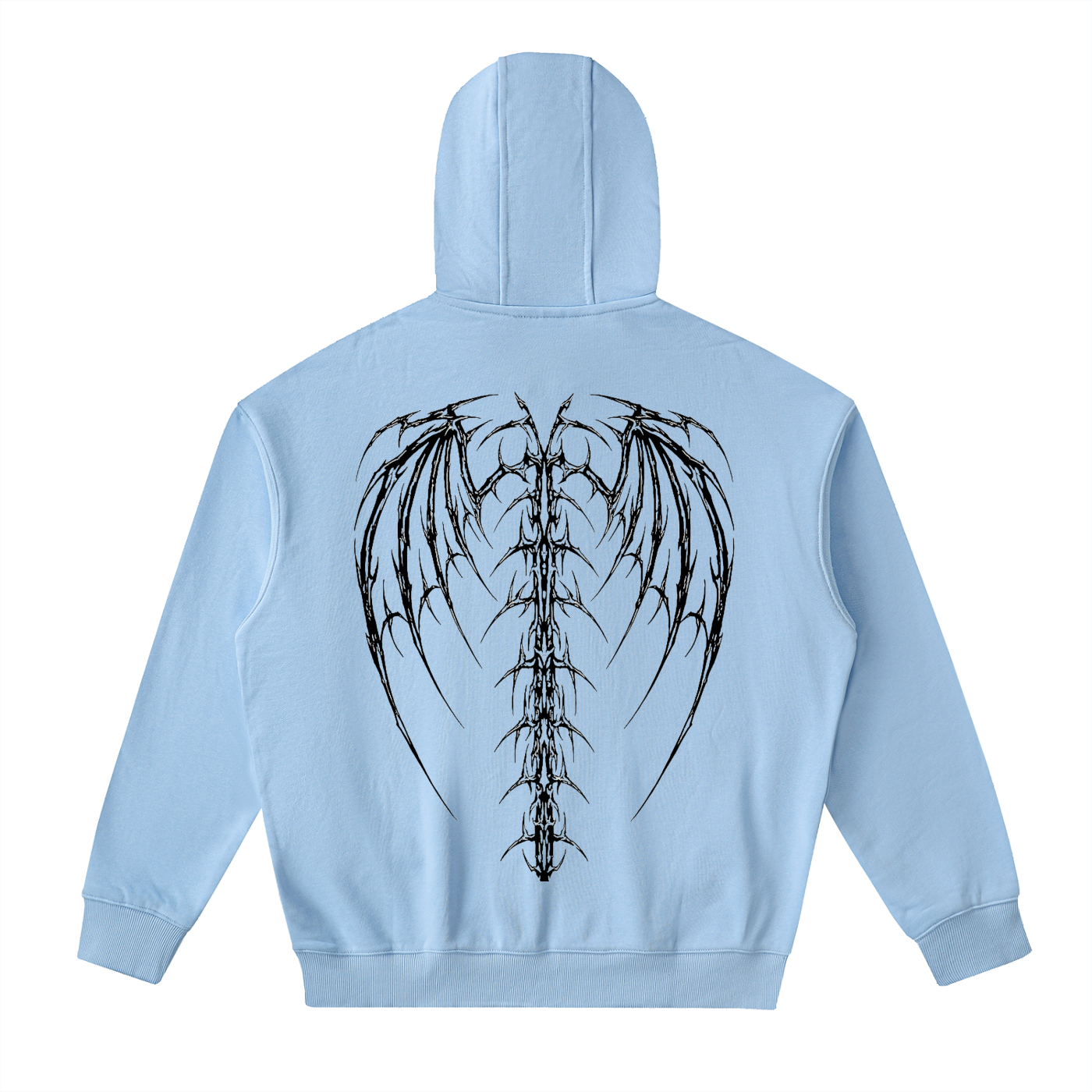 NTTB Wings Drop-Shoulder Zip Up Hoodie