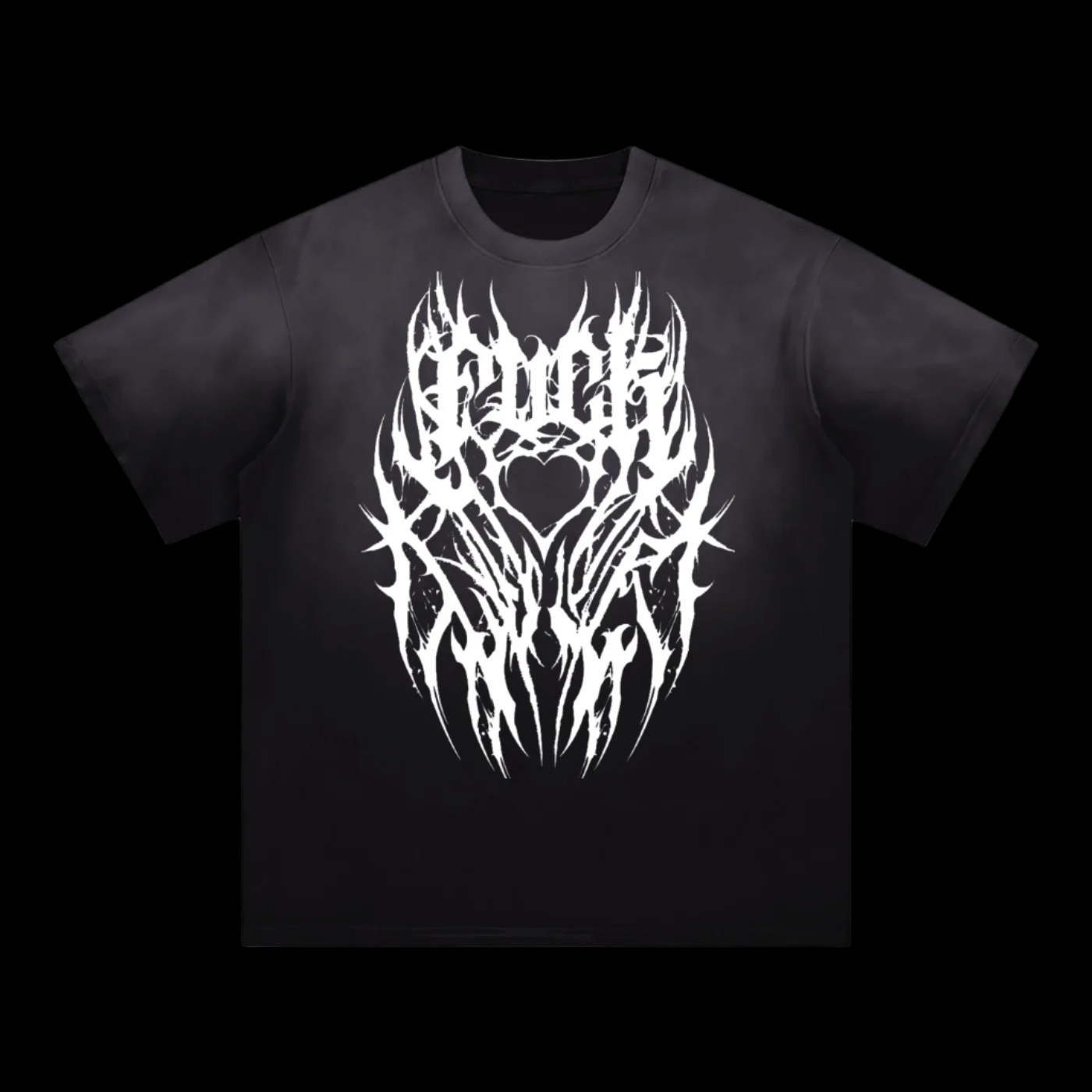 hearts beasty eye sunfade T-shirt