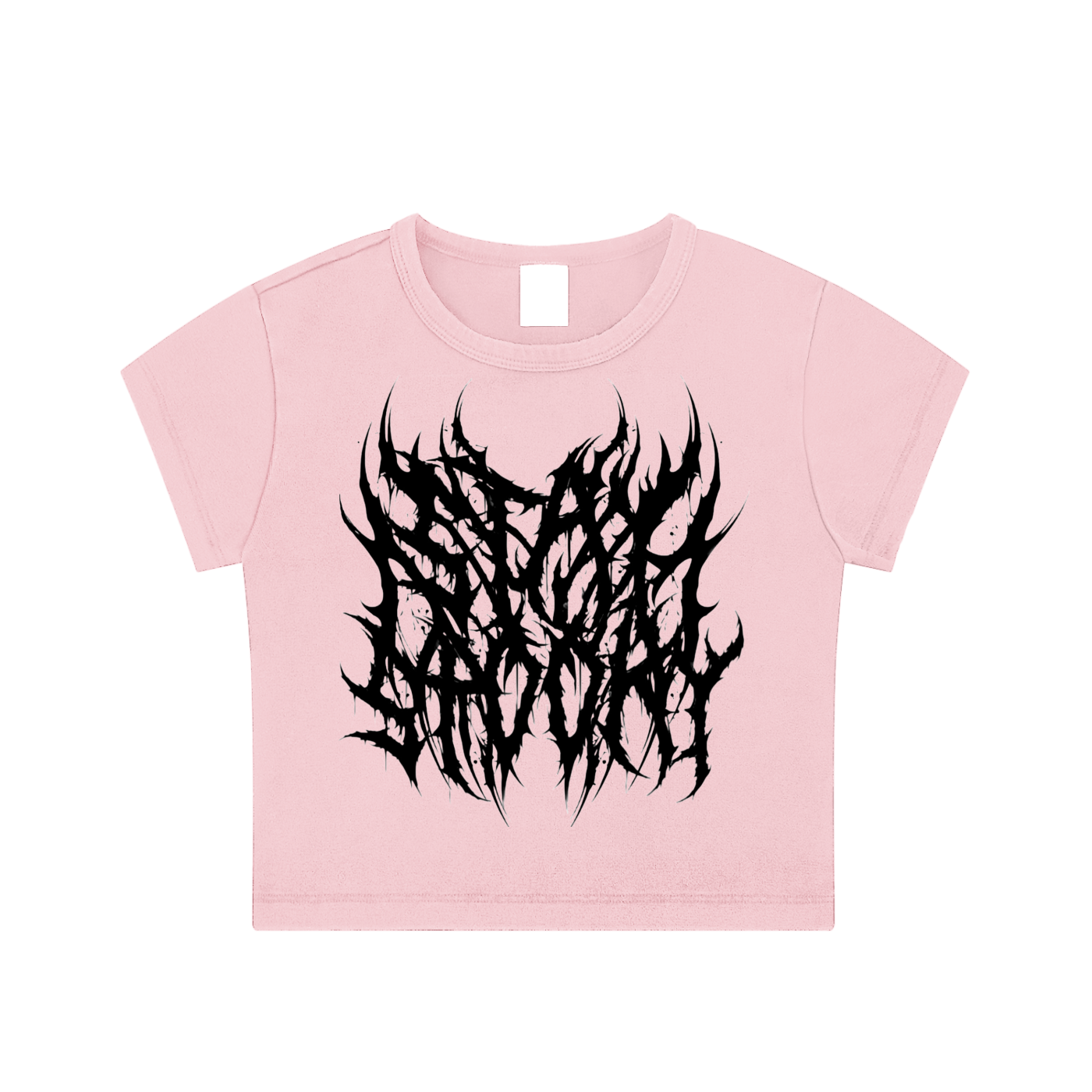 StaySpooky Snow Washed Crop Top