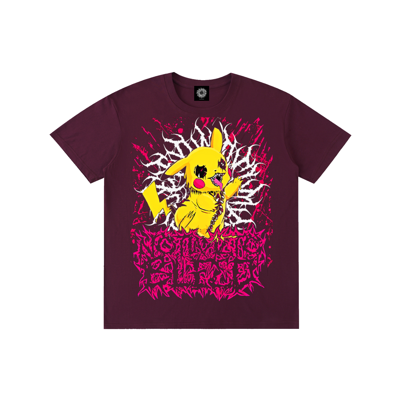 NoTime pink logo Pikachu T-Shirt