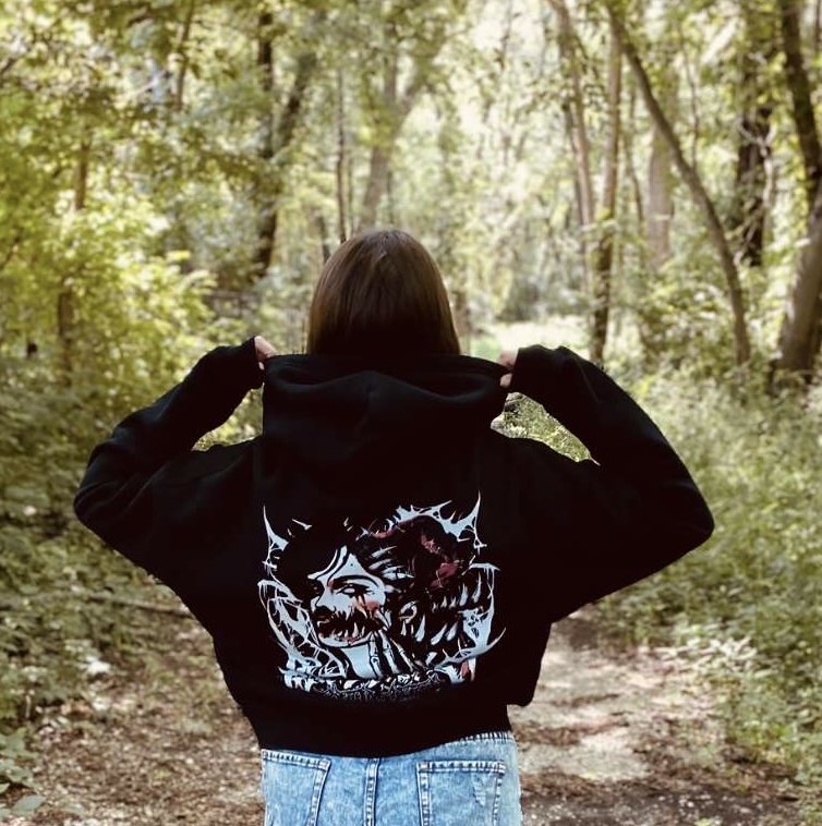 Chelsea Frayed Sunfade Boxy Hoodie