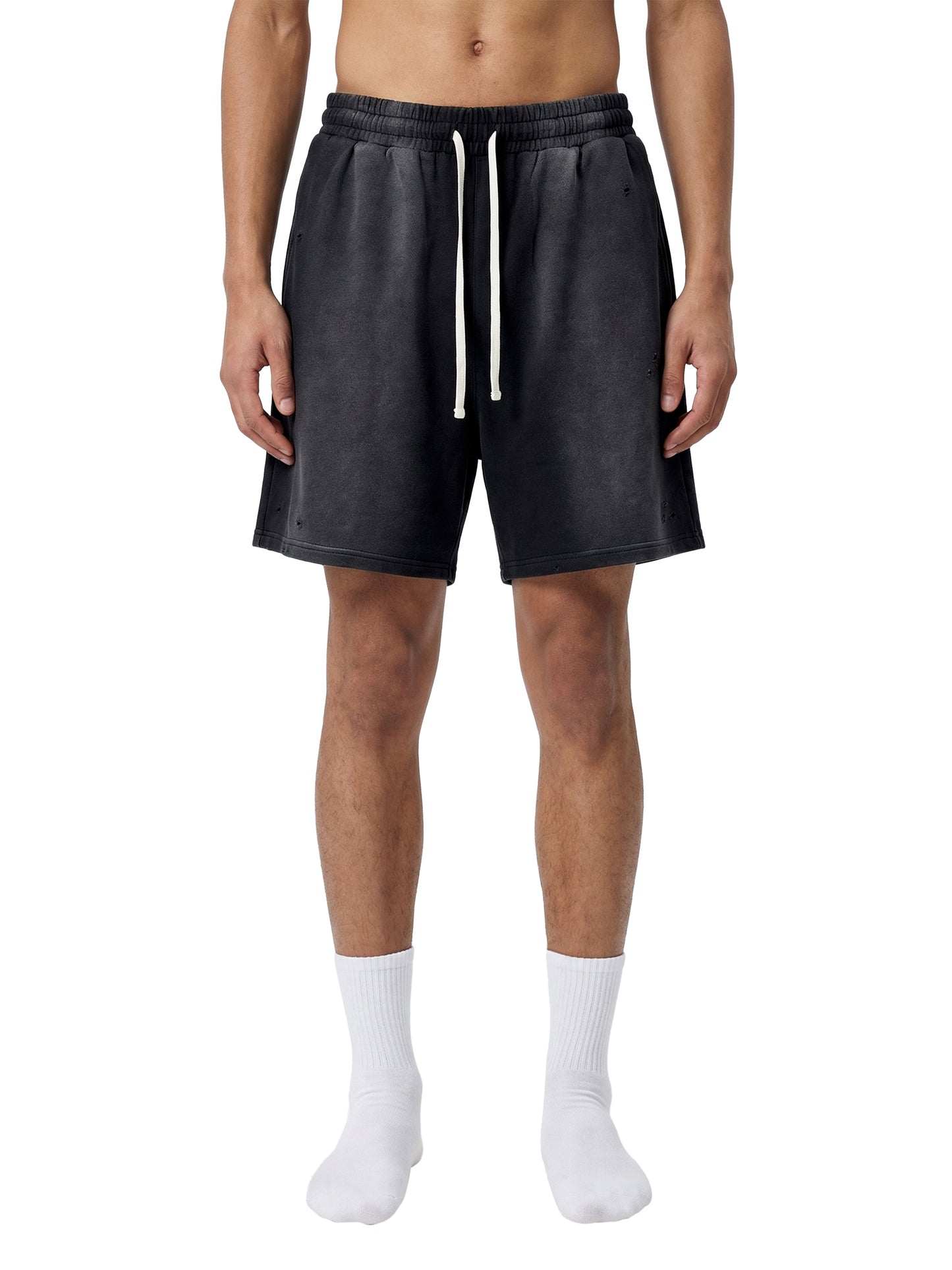 333 NTTB Sun Fade Distressed Shorts