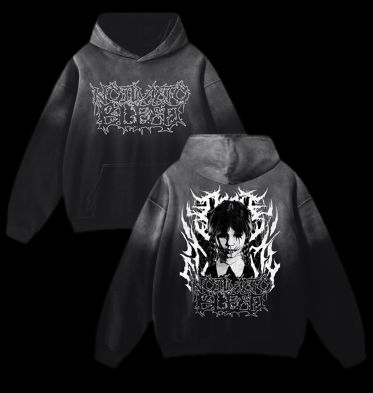 Dead Wednesday Heavyweight Sunfade Oversized Hoodie
