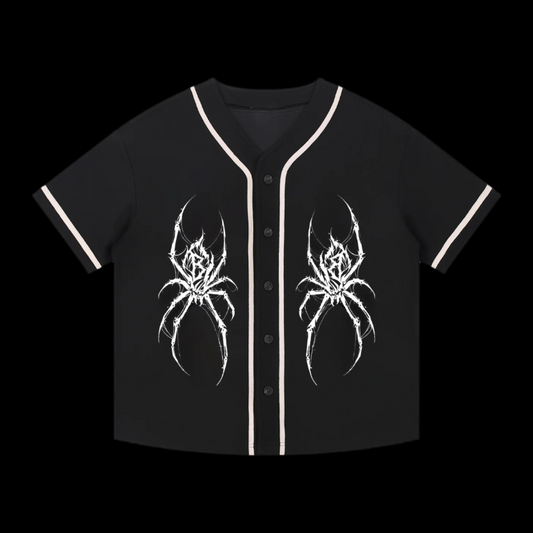 Contrast Piped Button-Up Jersey
