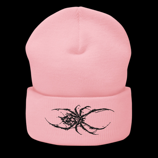 Spider Cuffed Beanie