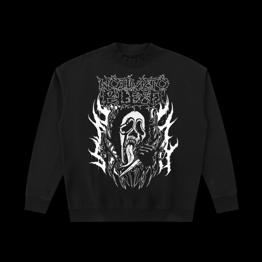 Ghostface Drop Shoulder Crewneck Sweatshirt