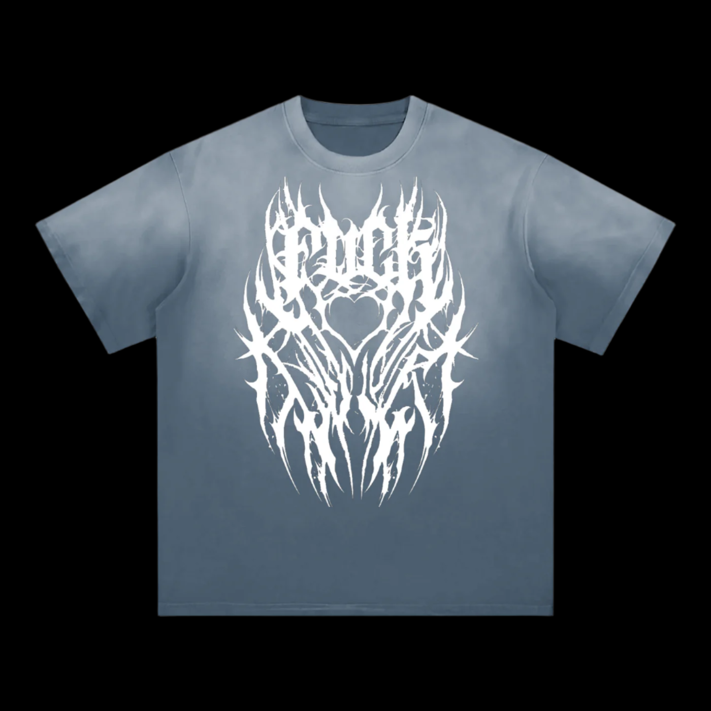 hearts beasty eye sunfade T-shirt