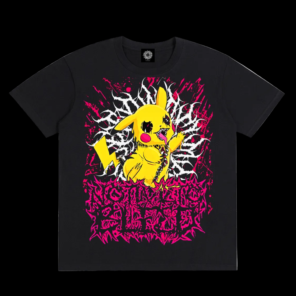 NoTime pink logo Pikachu T-Shirt