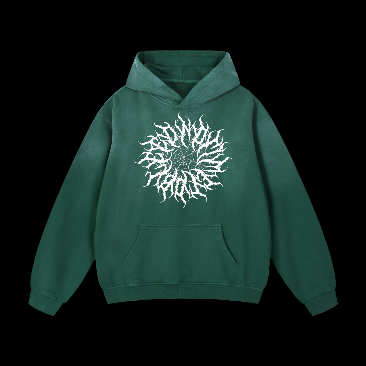 NTTB Bat Web Heavyweight Sunfade Oversized Hoodie