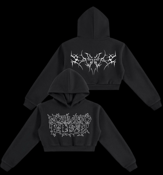 NTTB Butterfly Cropped Hoodie