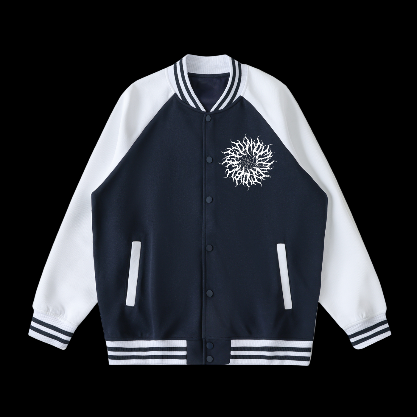 Notime Beastie Eye Varsity Jacket
