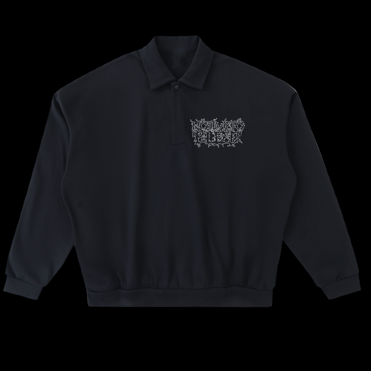 Notime Heavyweight Fleece Polo Sweatshirt