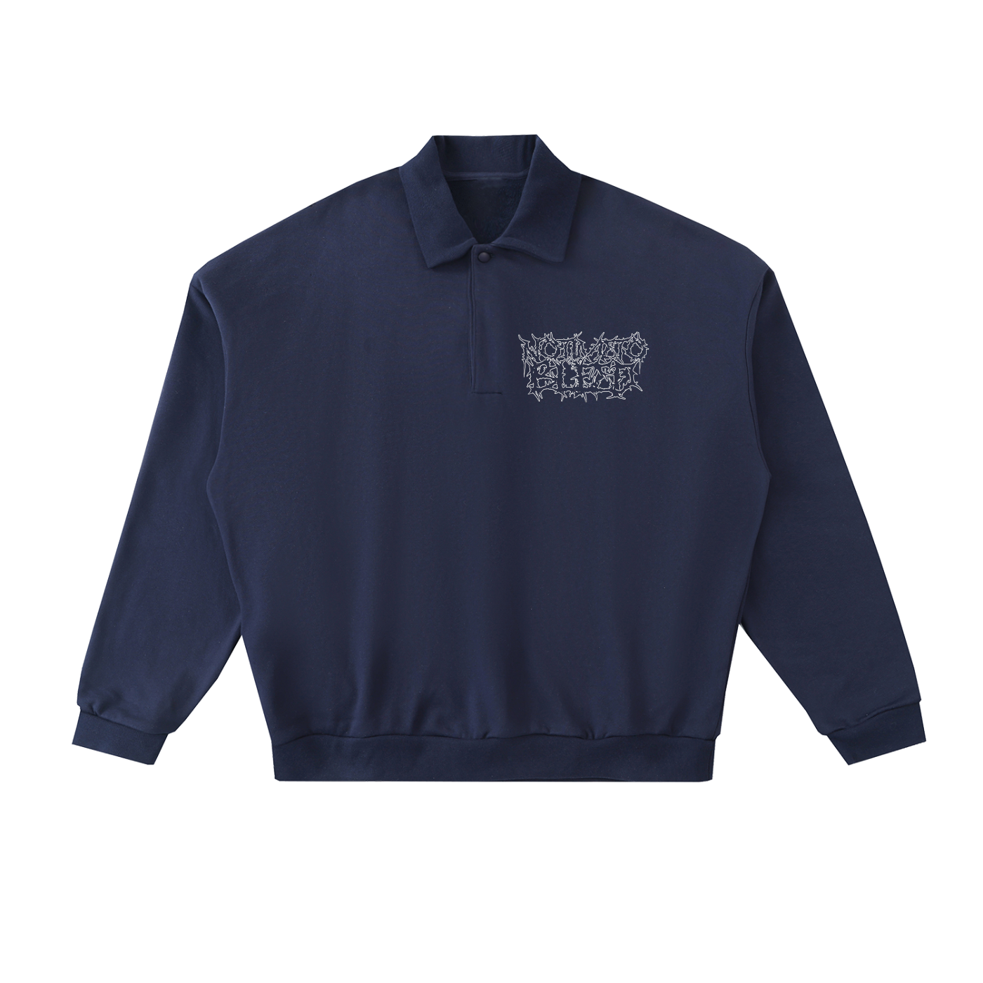 Notime Heavyweight Fleece Polo Sweatshirt