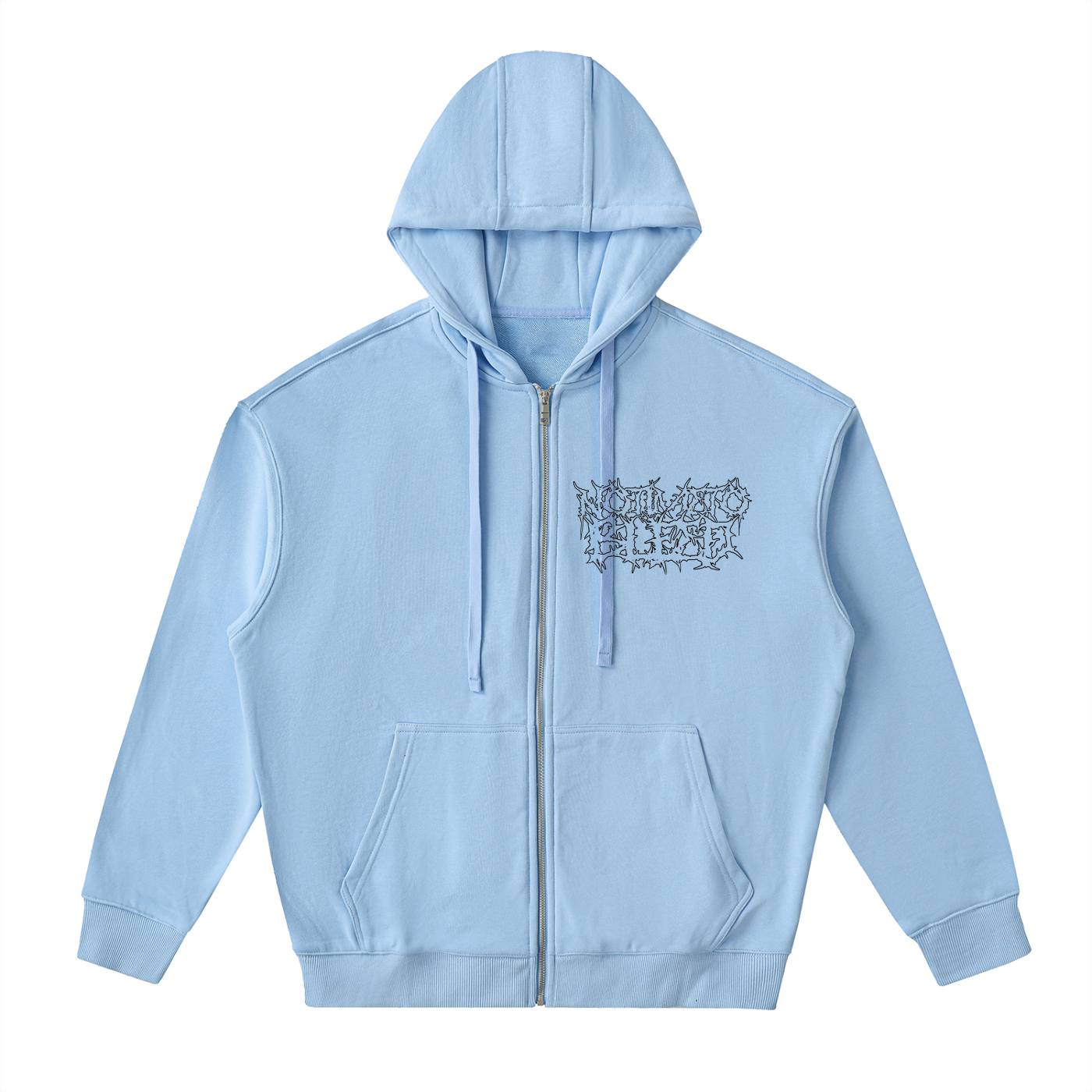 NTTB Wings Drop-Shoulder Zip Up Hoodie