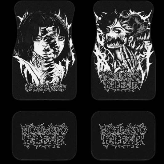 Car Mats (Set of 4) - Dark Aesthetic Floor Liners