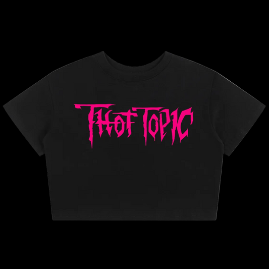 Thottopic (hot pink) Baby Tee Seamless T-Shirt - 200 GSM