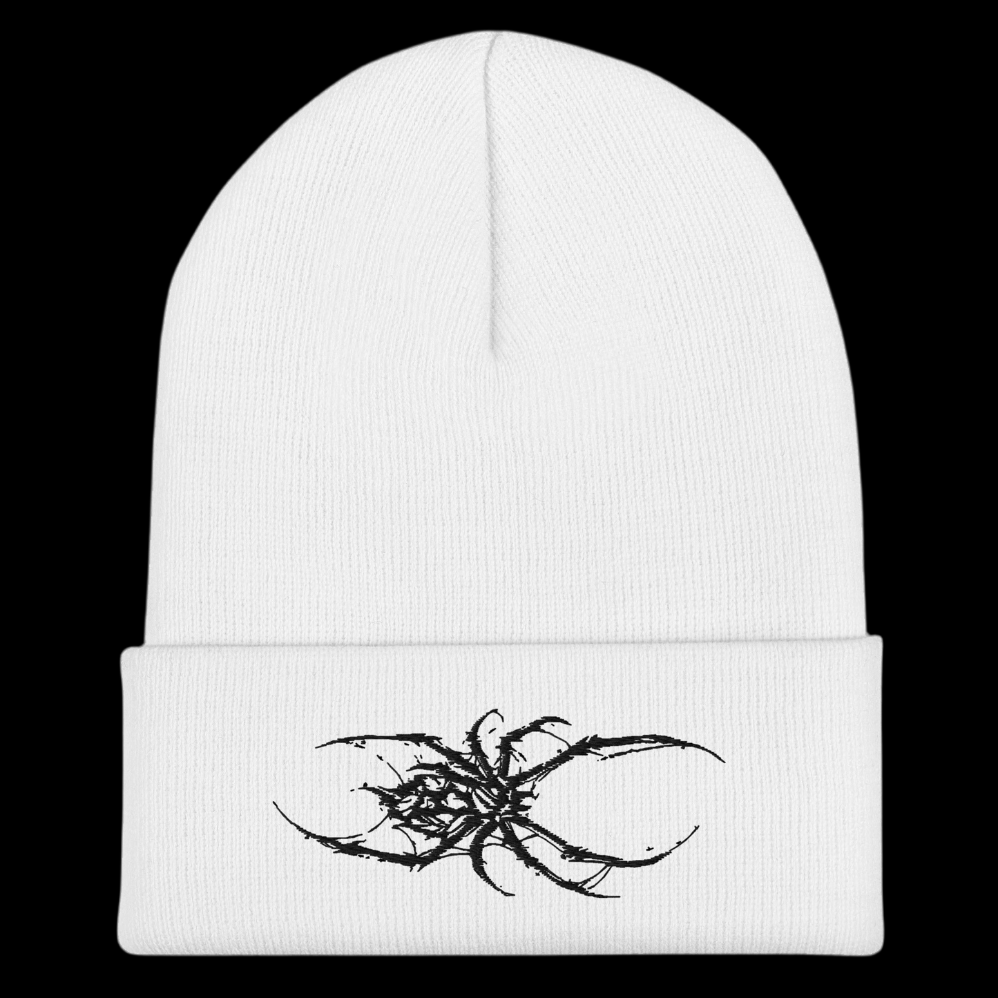Spider Cuffed Beanie
