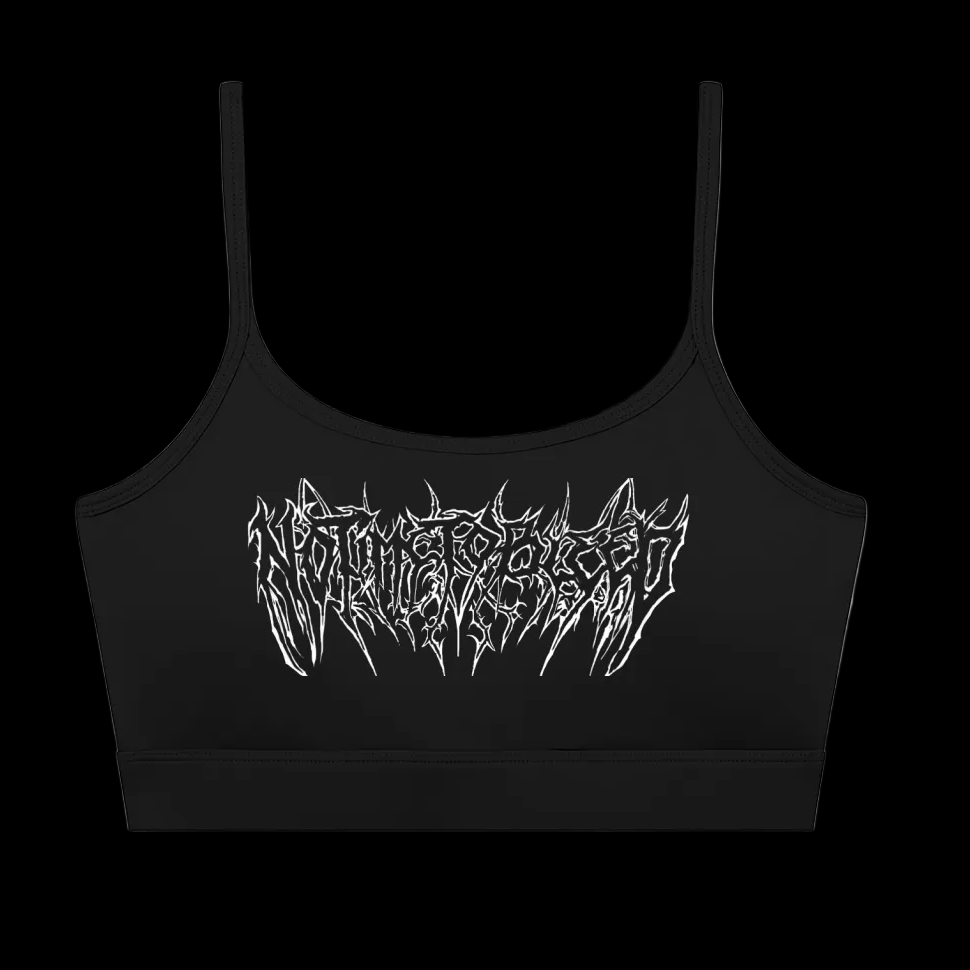 Women's Solid U-Neck Sports Bra