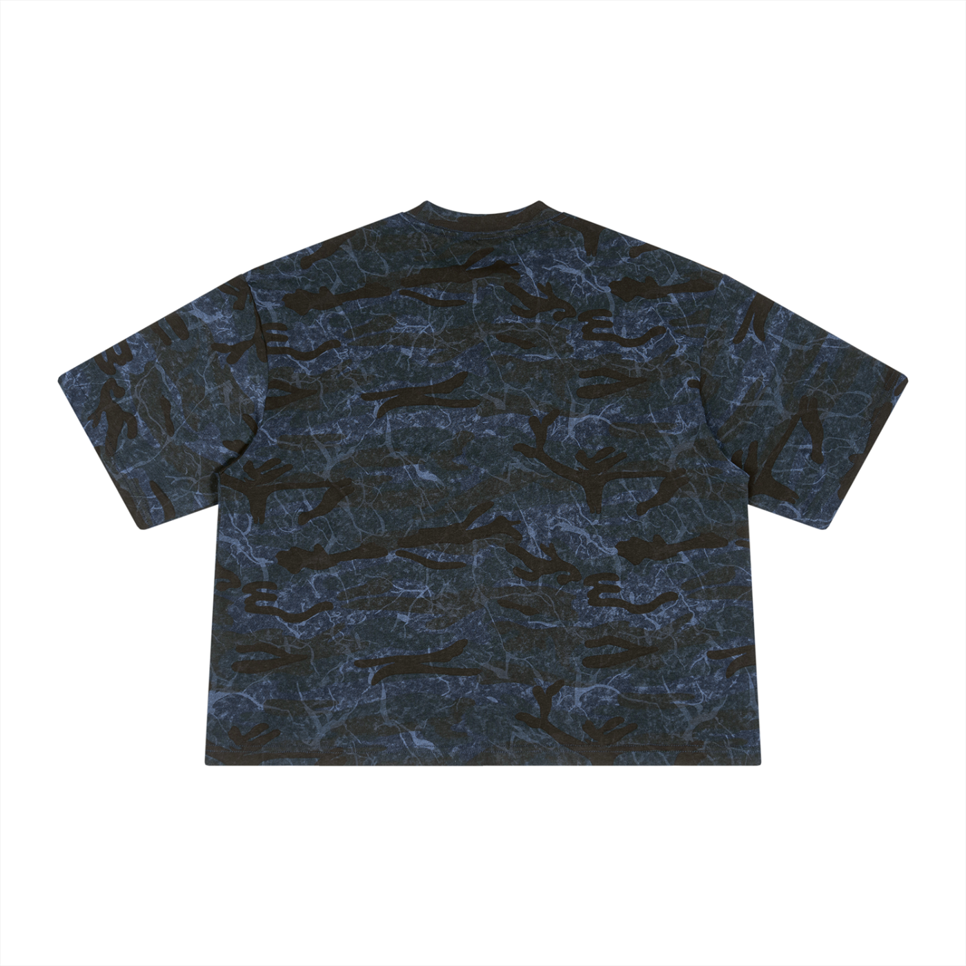 Super Moon Boxy Camo Print T-Shirt