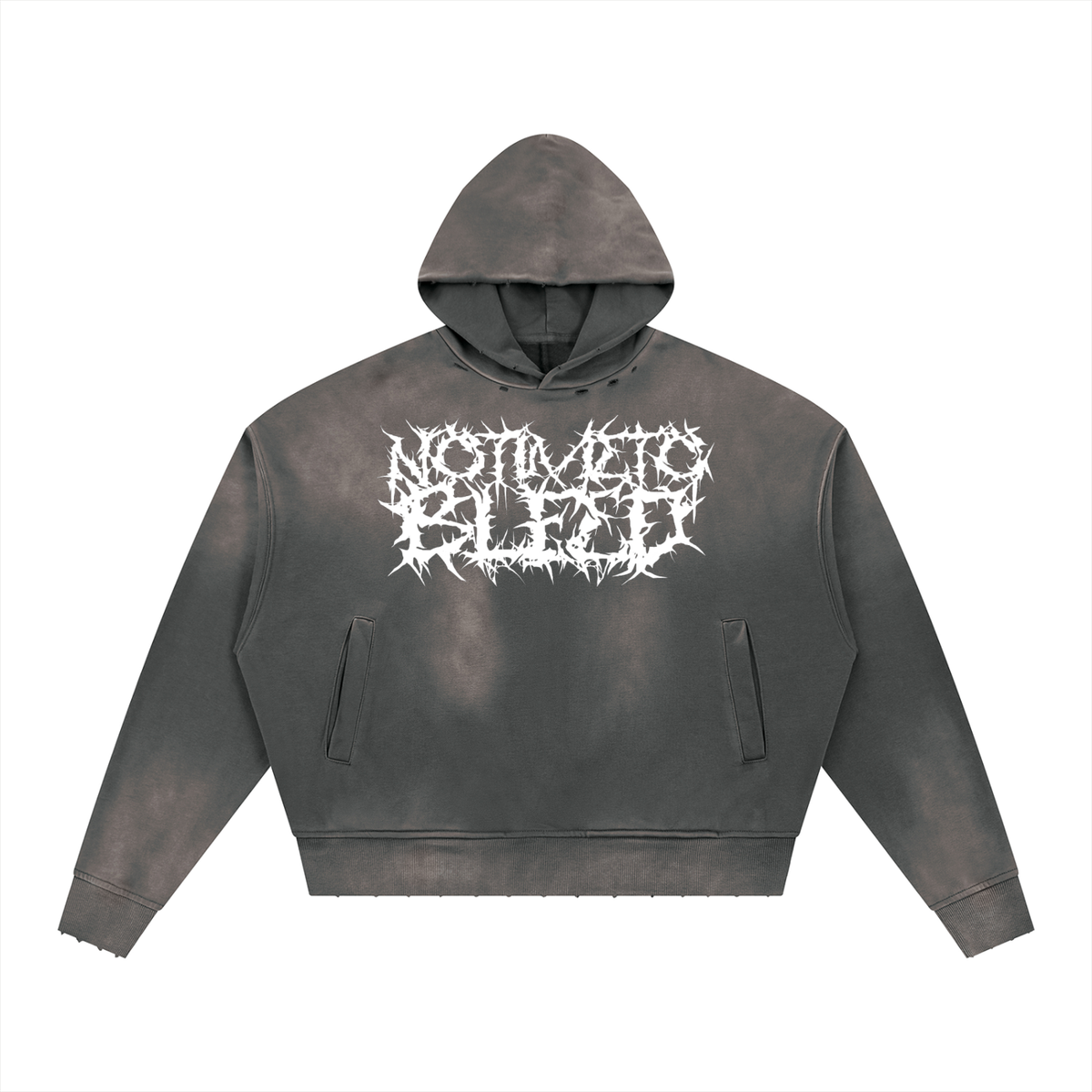NTTB Sunfade Distressed Boxy Hoodie