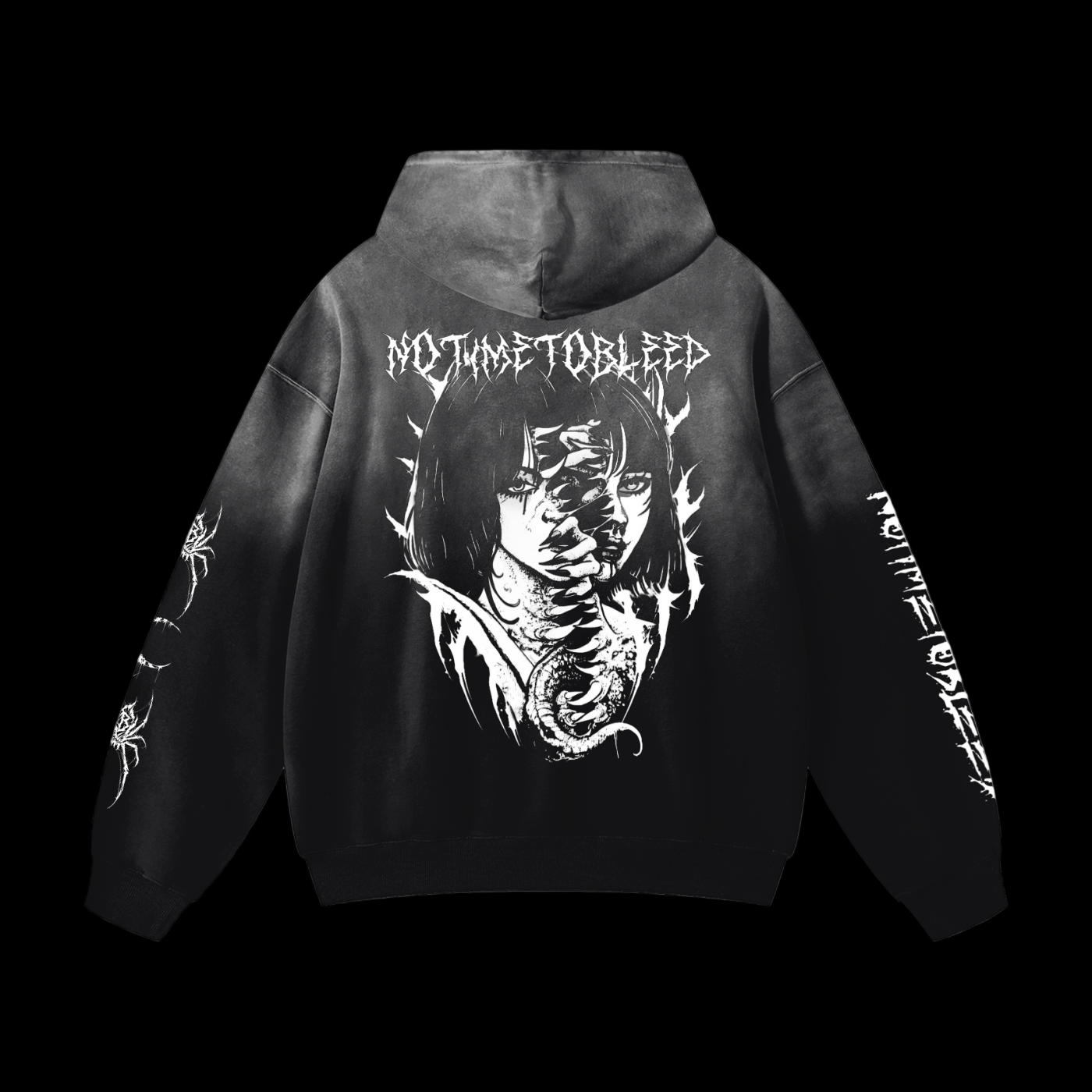 Winter hoodie ,Deathcore ,Deathcore hoodie ,Streetwear hoodie ,Notimetobleed ,Notimetobleed hoodie 