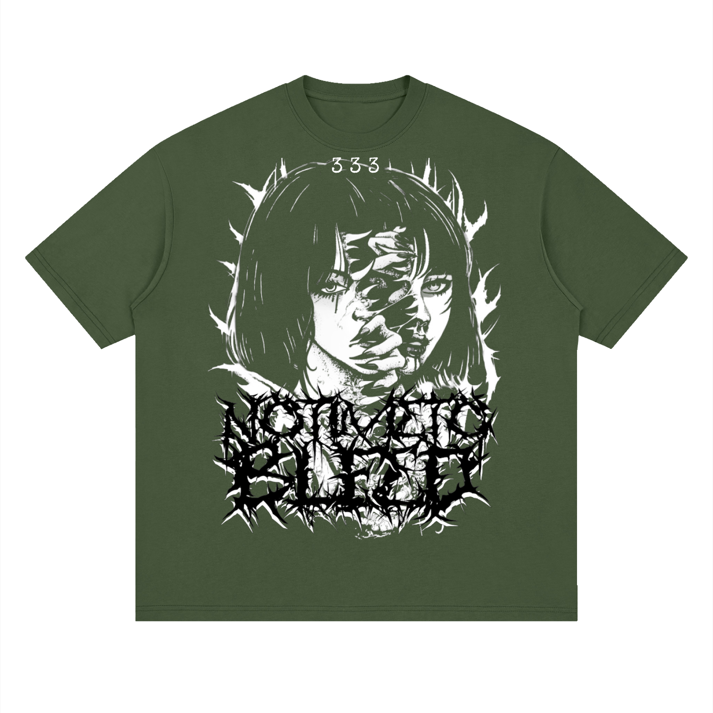 Beastie Streetwear Loose Drop Shoulder T-Shirt
