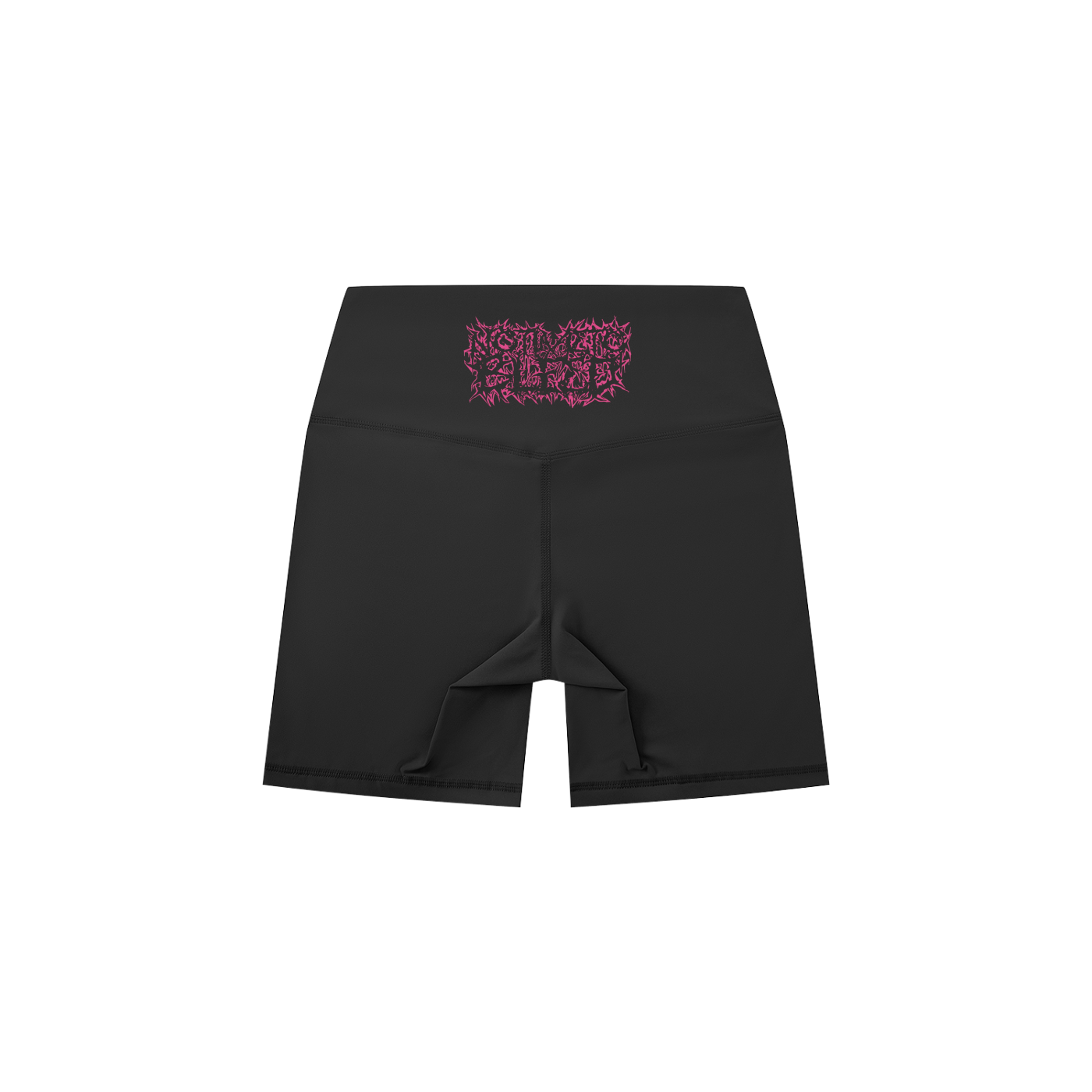 HotPink logo Women's High-Waisted Biker Shorts