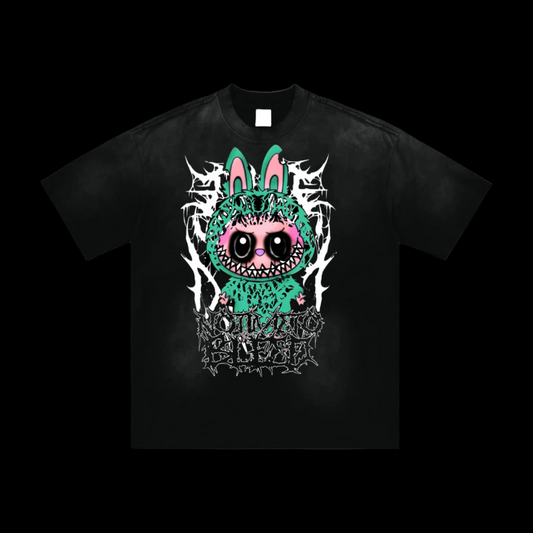 Lululu Hand-Frayed Sunfade T-Shirt