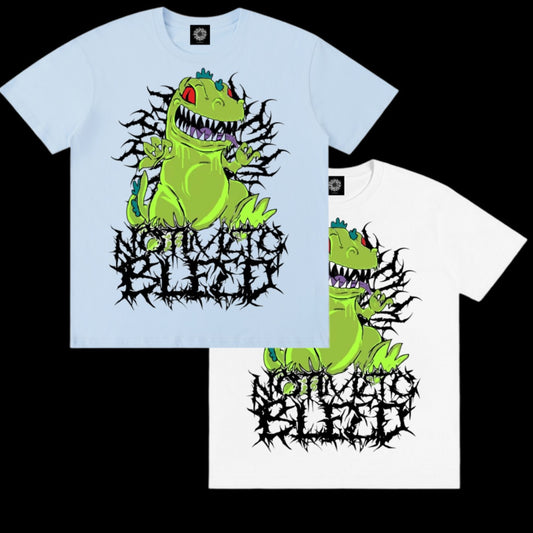 Reptar white/blue Unisex T-Shirt