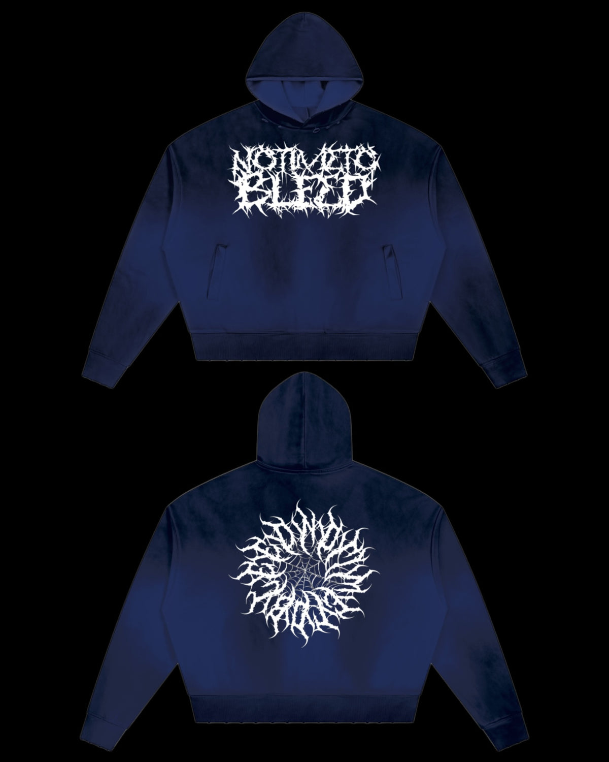NTTB Sunfade Distressed Boxy Hoodie