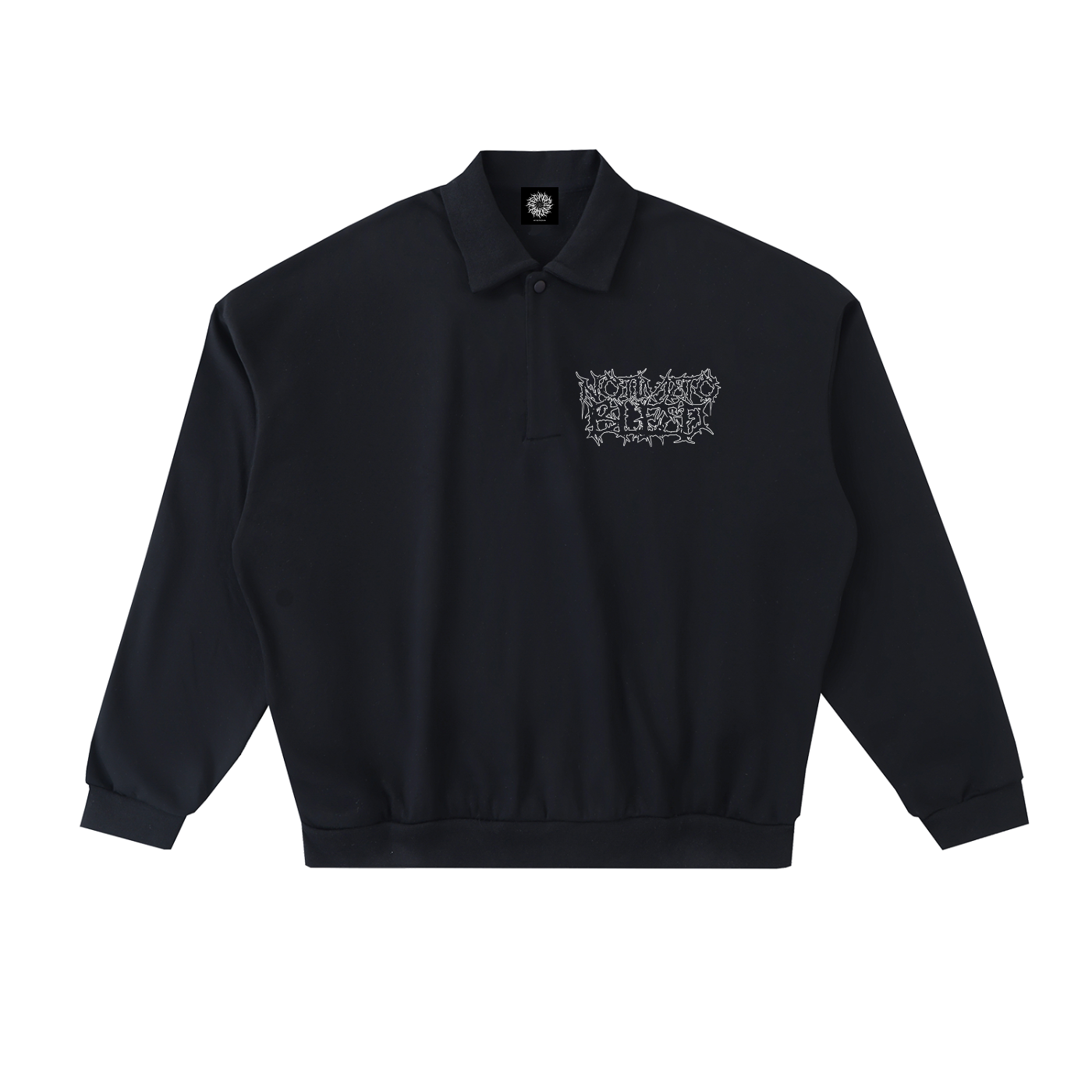 Notime Heavyweight Fleece Polo Sweatshirt