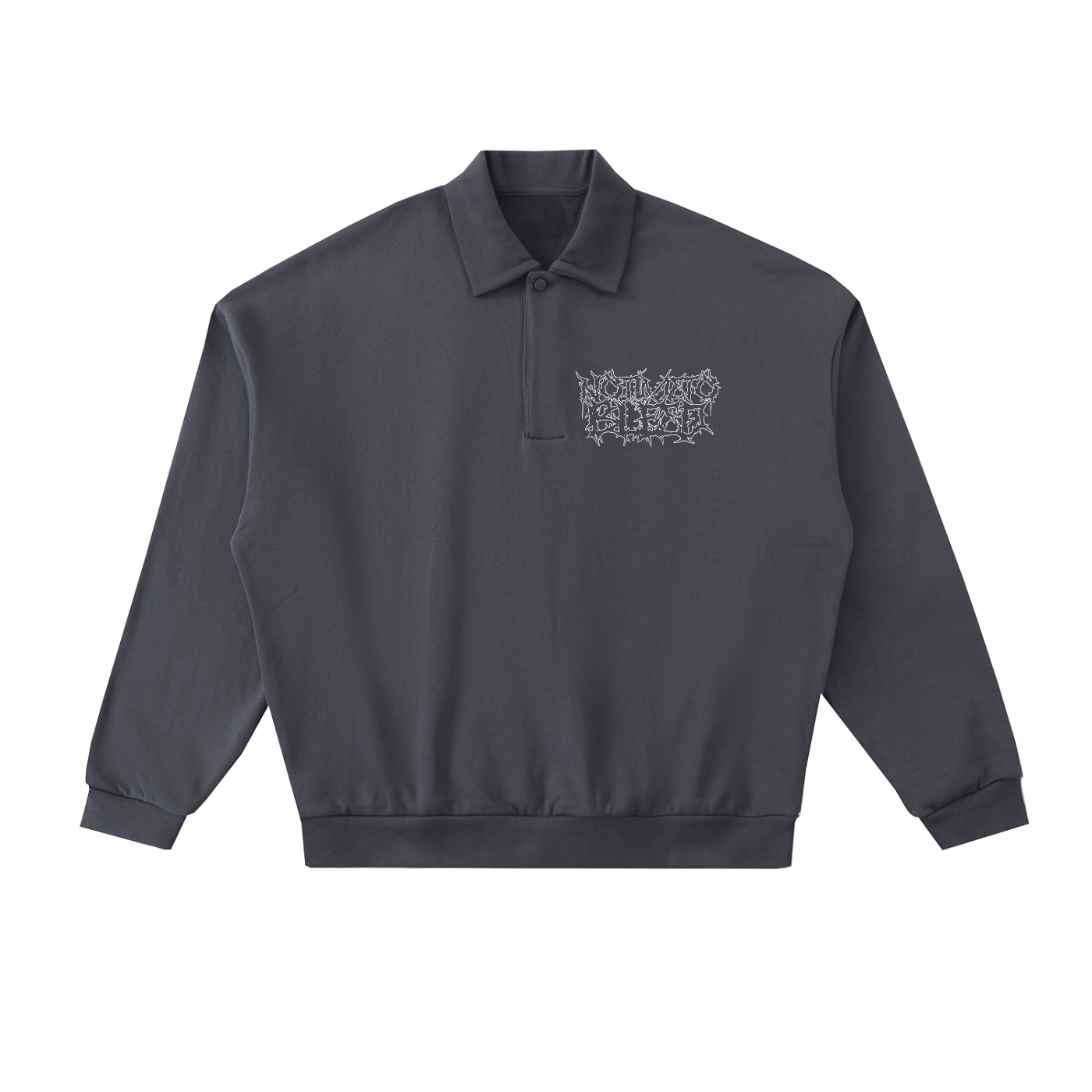 Notime Heavyweight Fleece Polo Sweatshirt