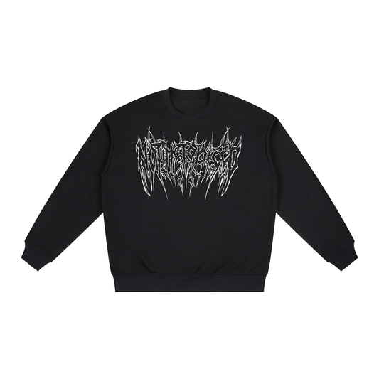 notimetobleed Oversized Drop Shoulder Crewneck Sweatshirt