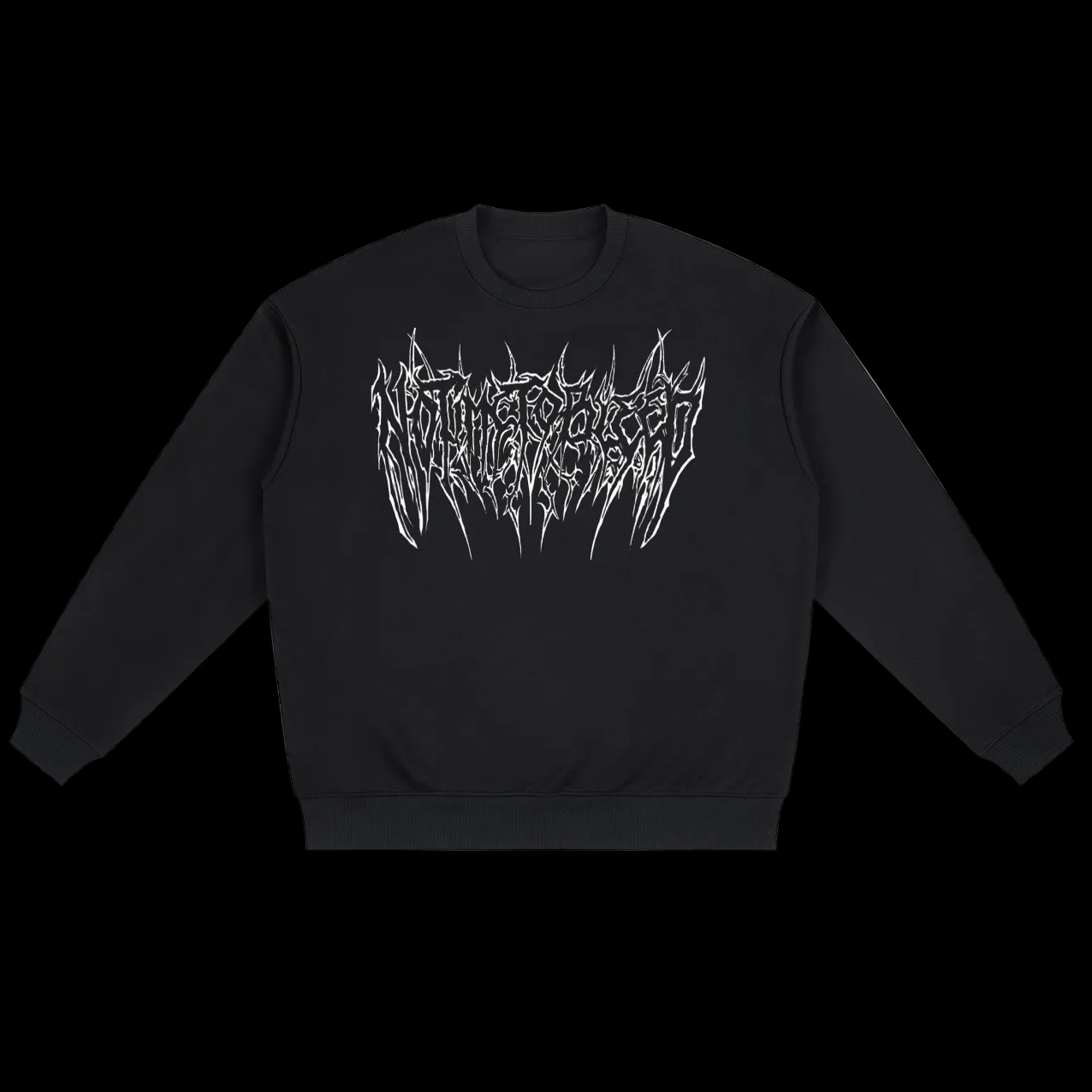 notimetobleed Oversized Drop Shoulder Crewneck Sweatshirt