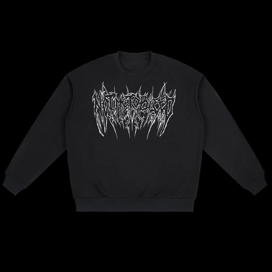 notimetobleed Oversized Drop Shoulder Crewneck Sweatshirt