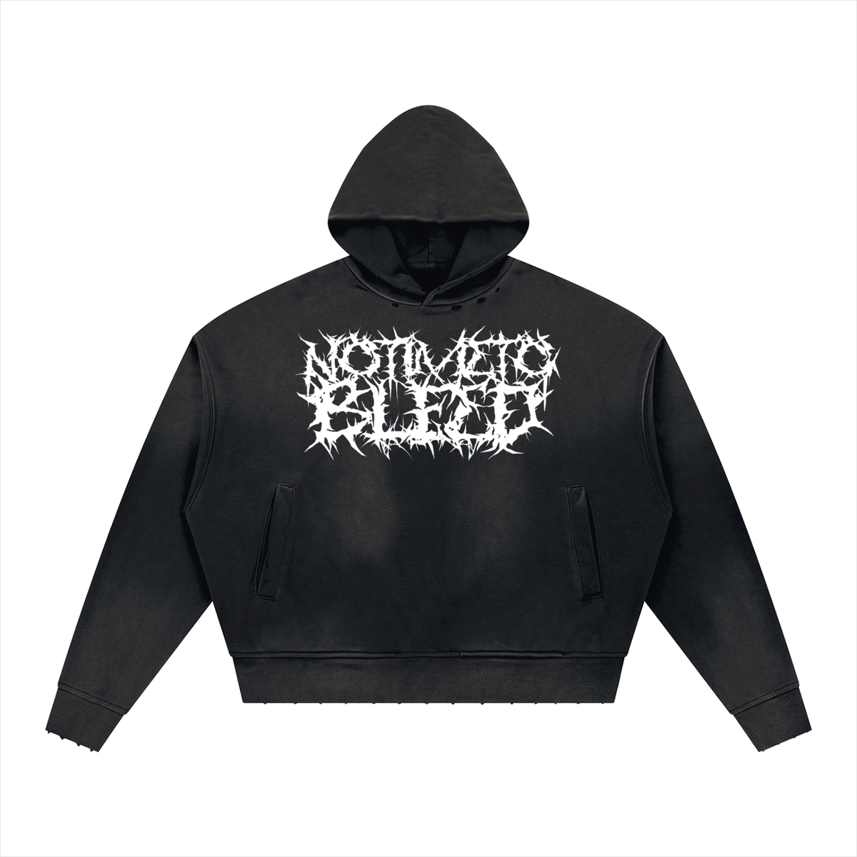 NTTB Sunfade Distressed Boxy Hoodie