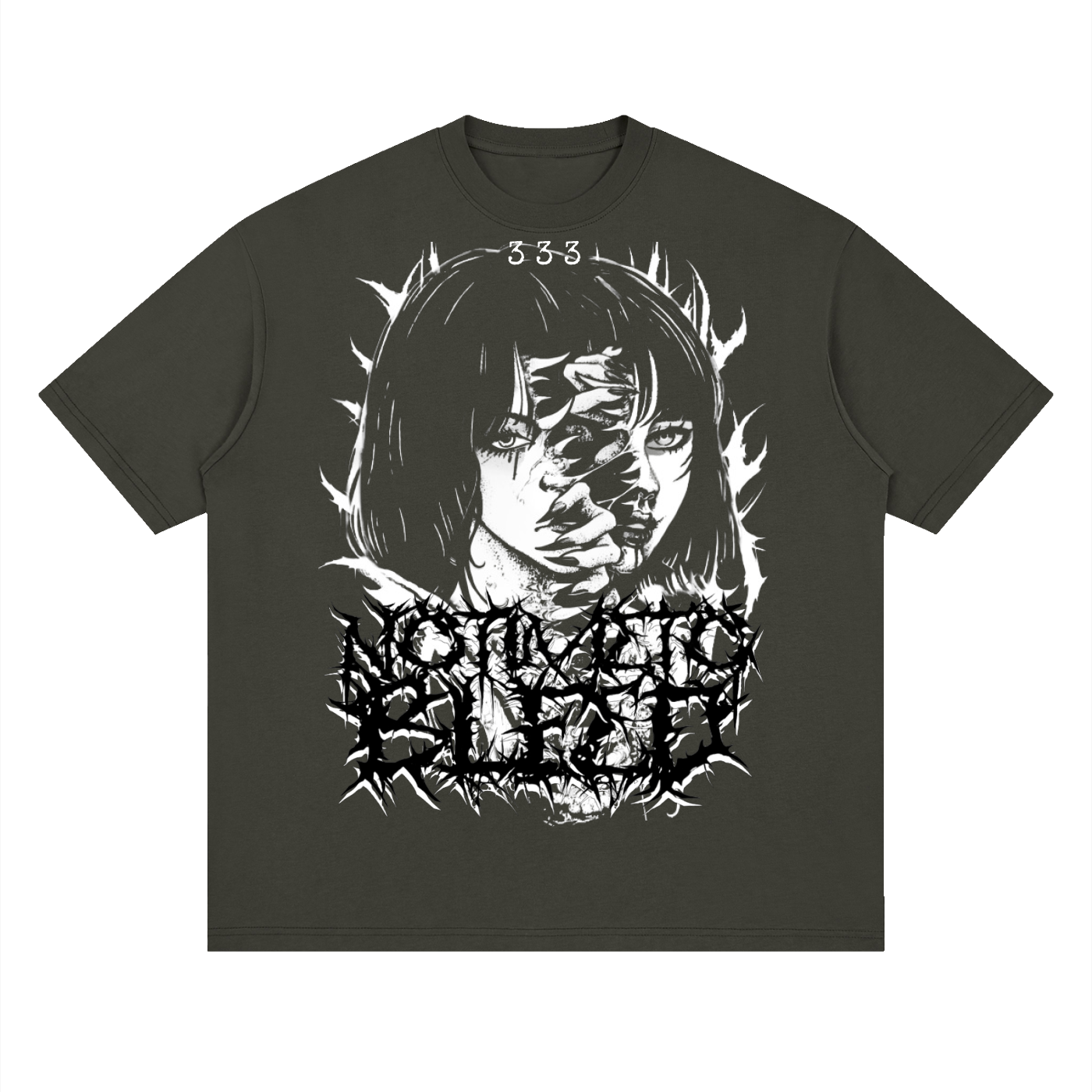Beastie Streetwear Loose Drop Shoulder T-Shirt