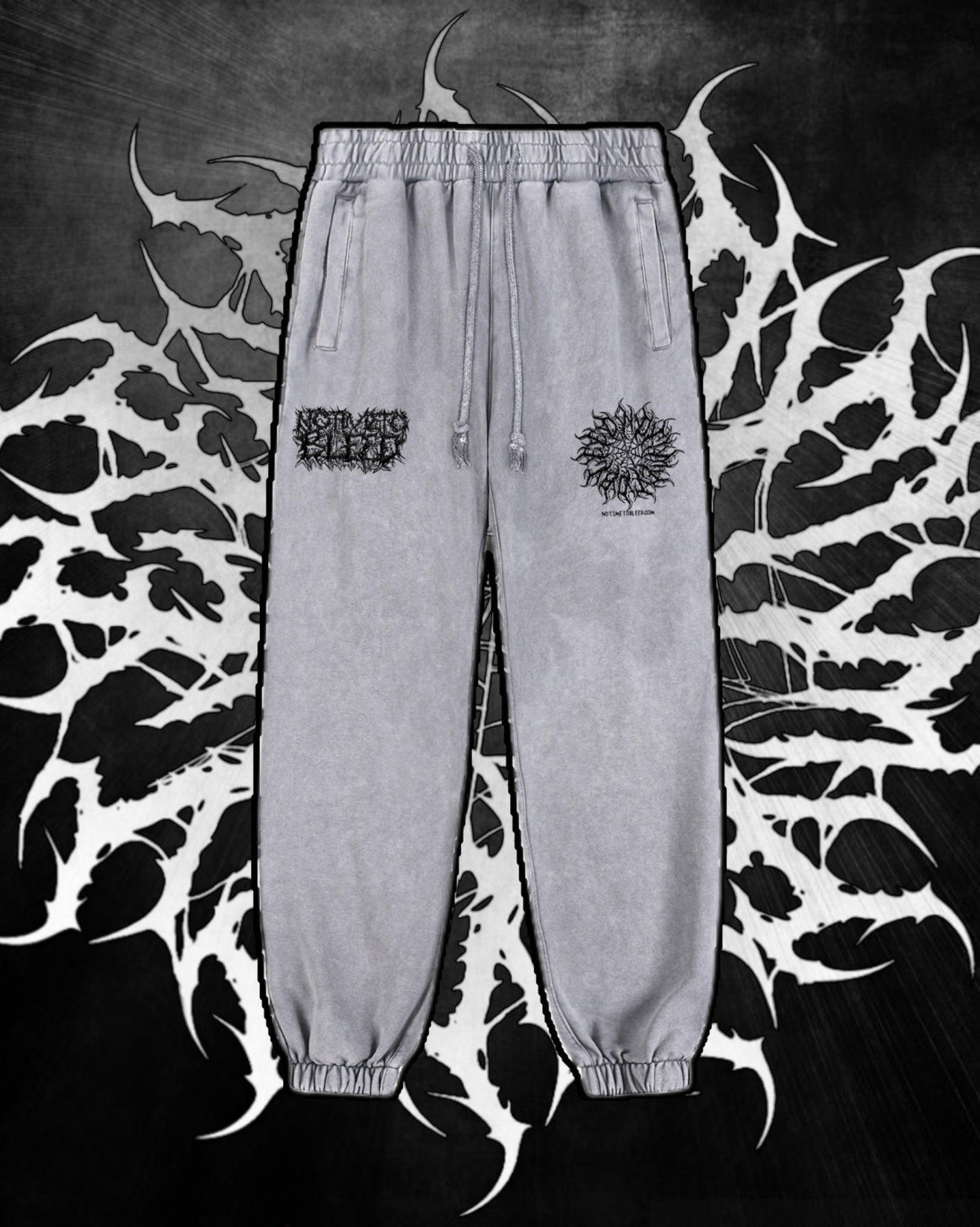 NTTB Snow Wash Heavyweight Jogged Sweatpants
