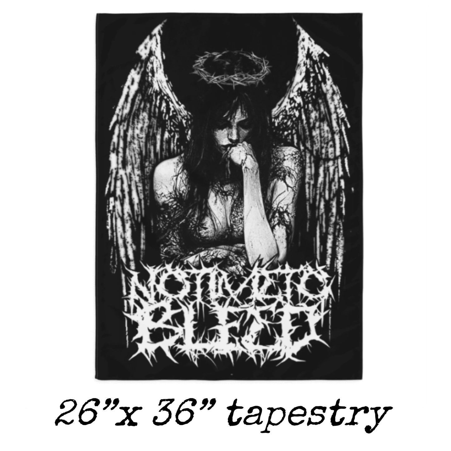 thorn angel wall tapestry