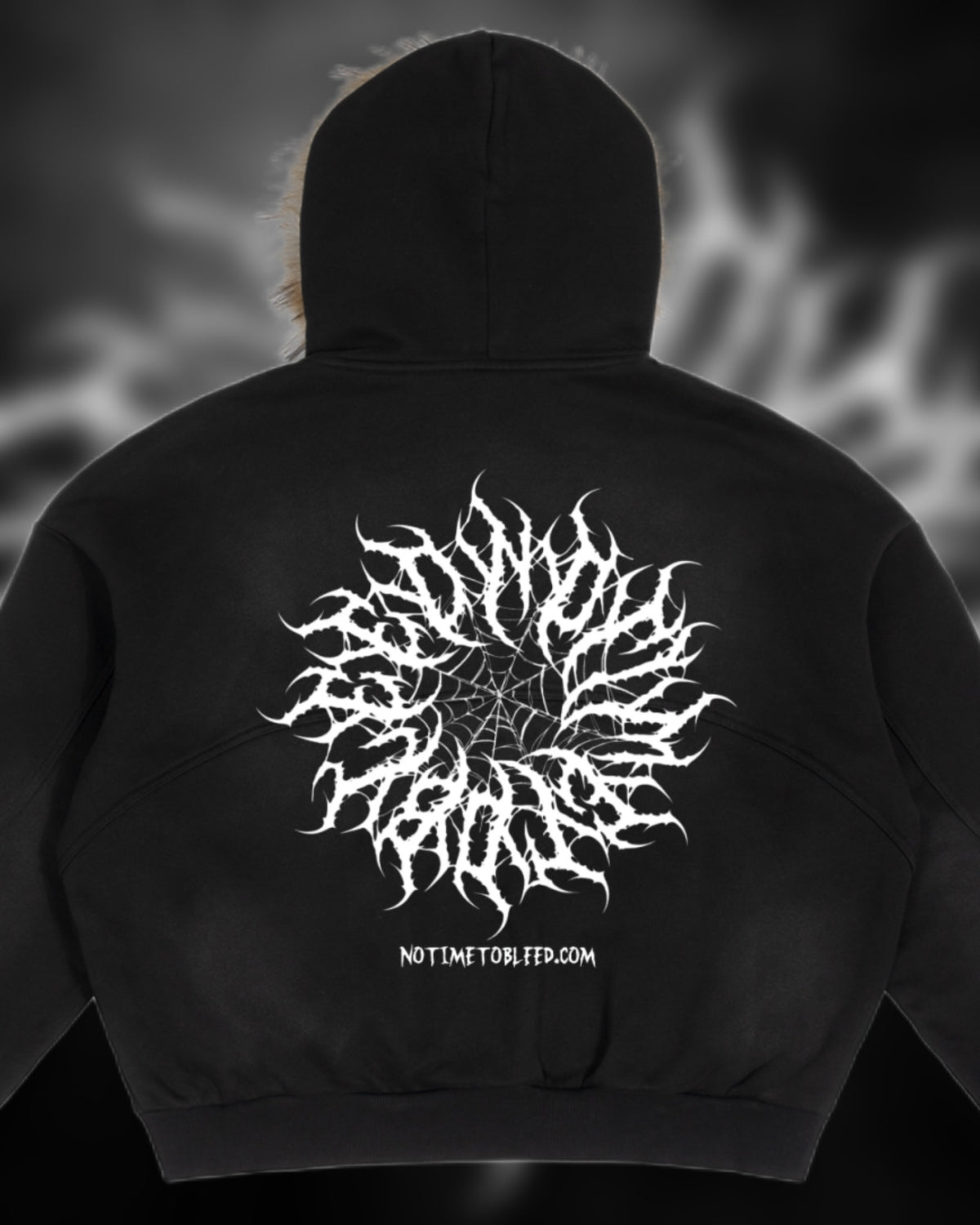 NTTB Boxy Detachable Fur Hoodie