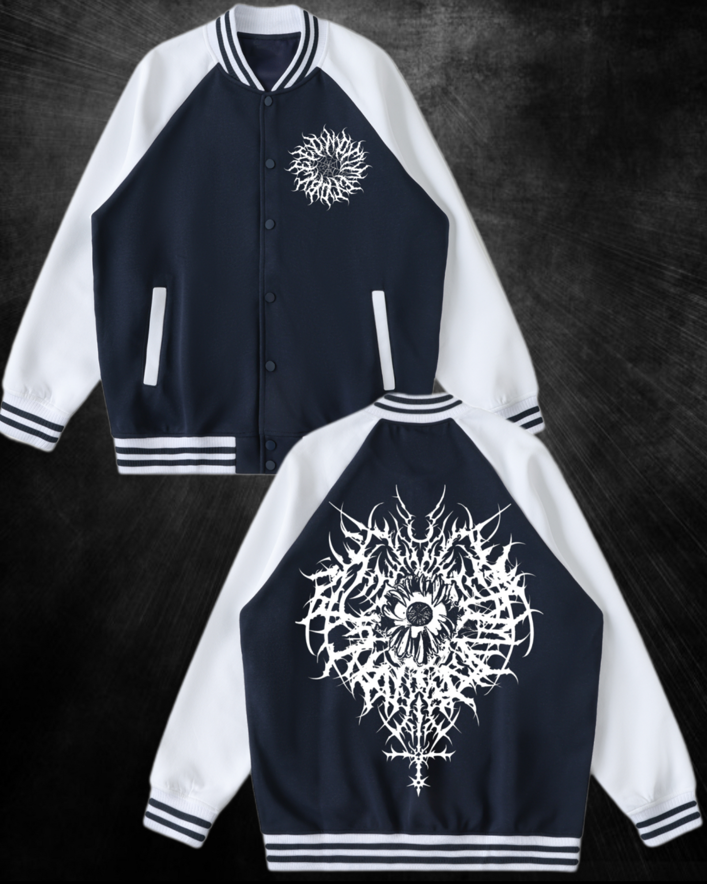 Notime Beastie Eye Varsity Jacket