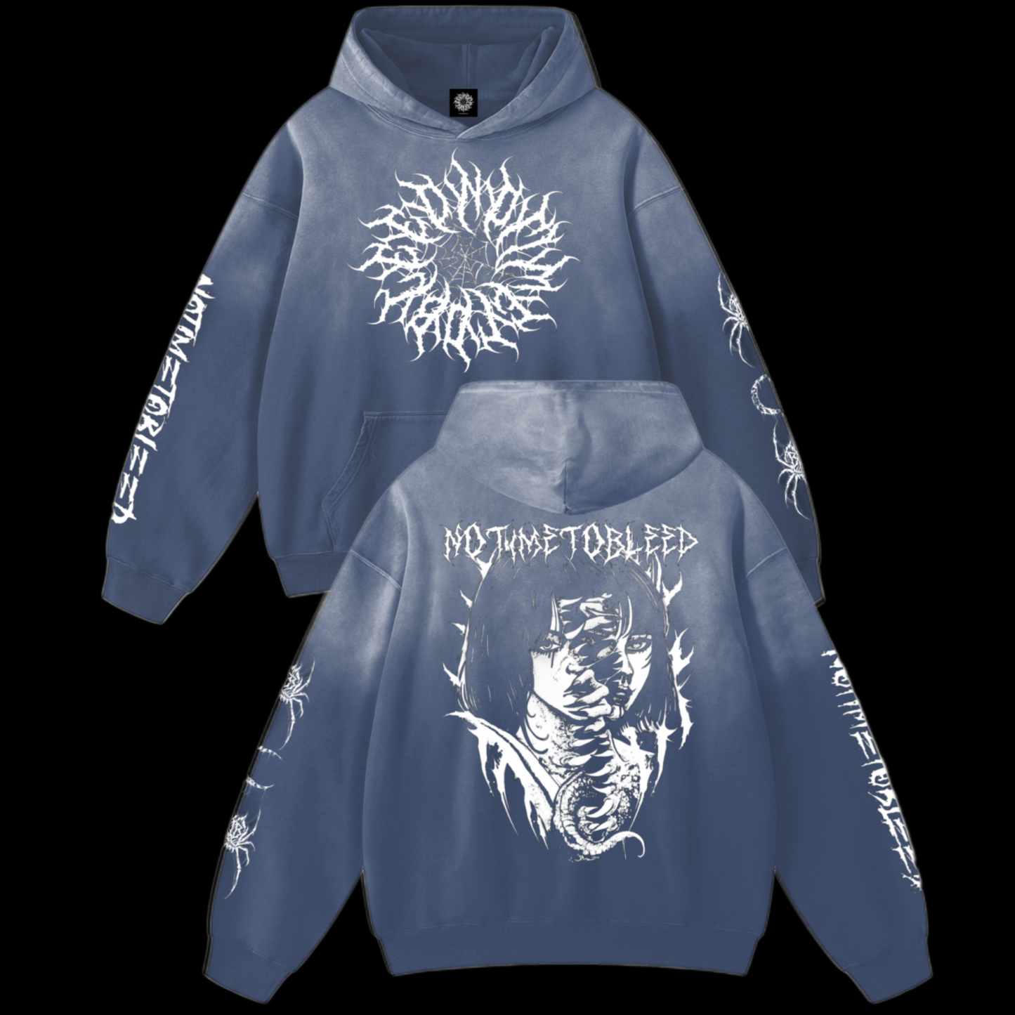 Beasty Heavyweight Sunfade Oversized Hoodie