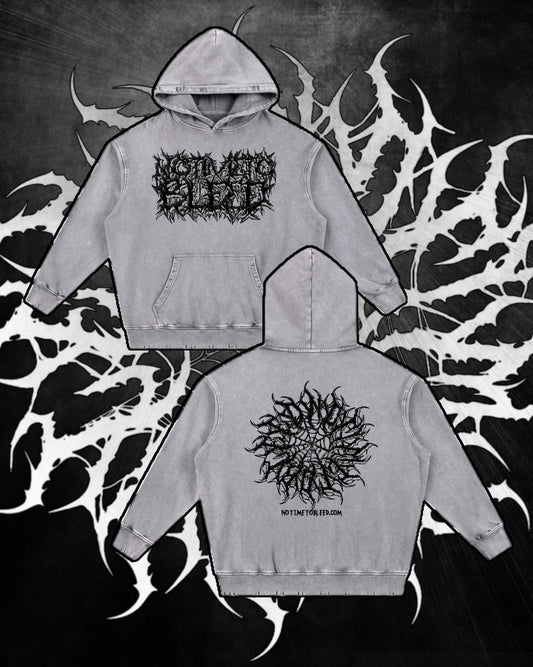 NTTB Snow Wash Hand-Frayed Heavyweight  Hoodie
