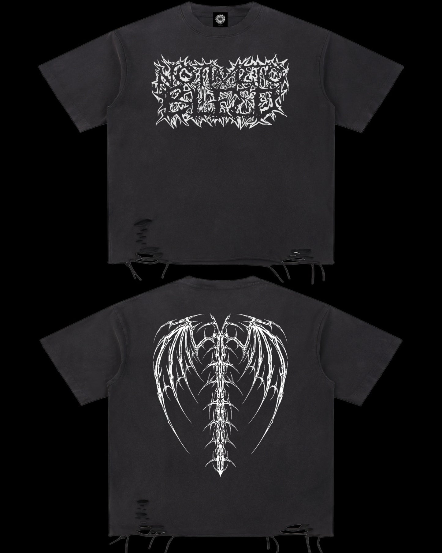 NTTB Wings Raw-Hem T-Shirt